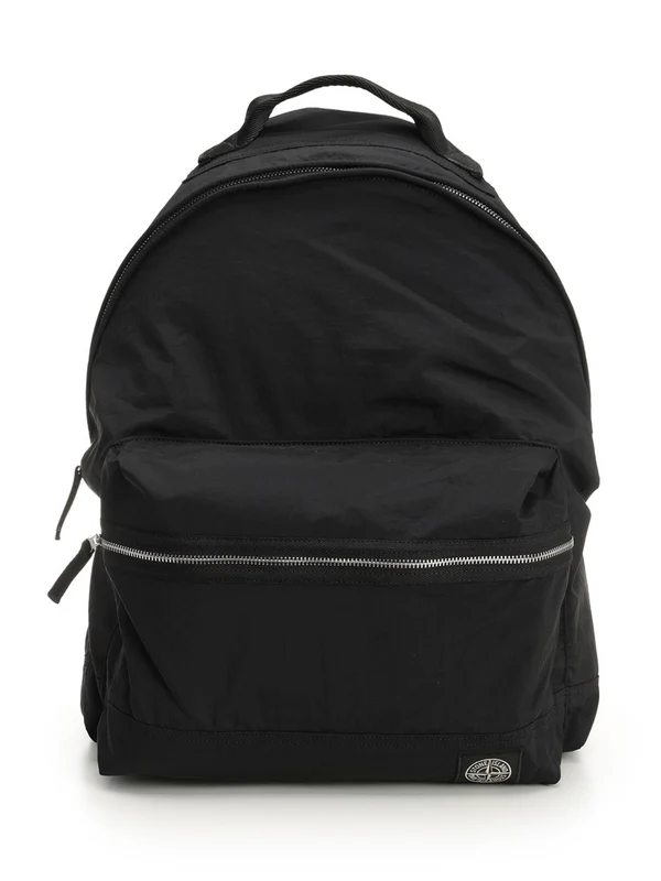 Stone Island Black Backpacks
