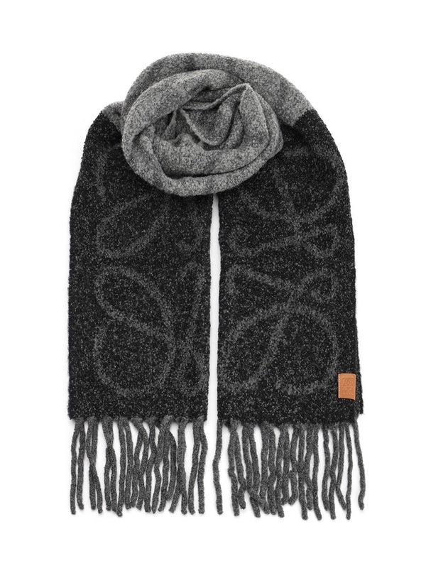 Loewe Grey Wool Mufflers