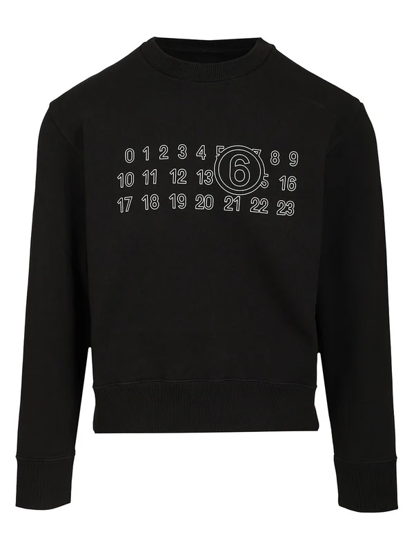 Mm6 Maison Margiela Black Sweatshirts
