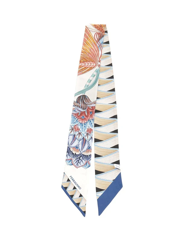 Ferragamo Multicolor Silk Mufflers