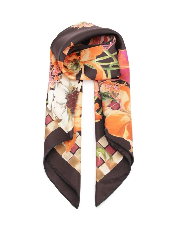 Ferragamo Multicolor Silk Mufflers