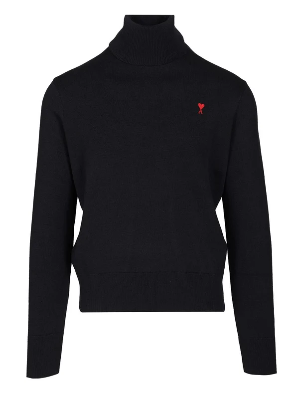 Ami Navy Knitted