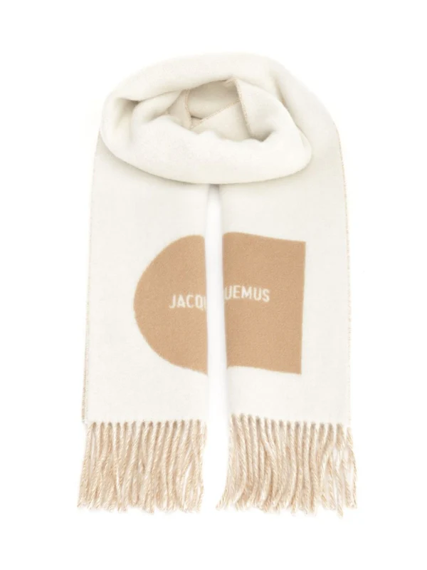 Jacquemus Beige Wool Mufflers