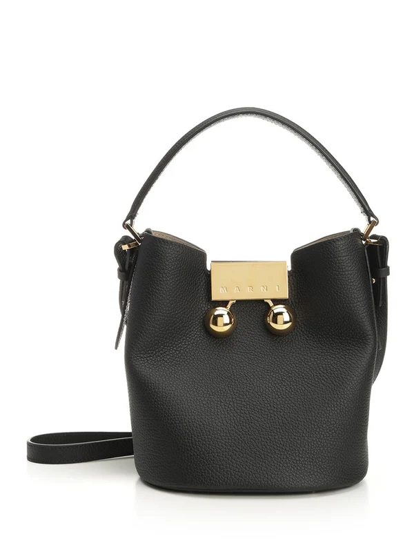 Marni Black Bucket Bags