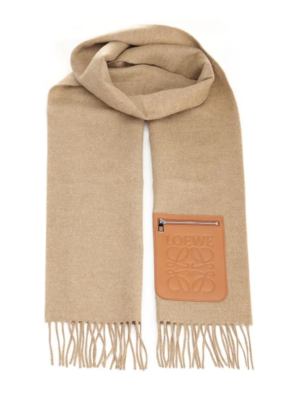 Loewe Beige Wool Mufflers