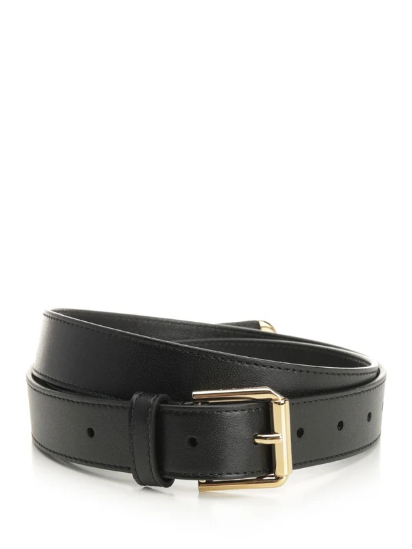 Givenchy Black Leather Belts