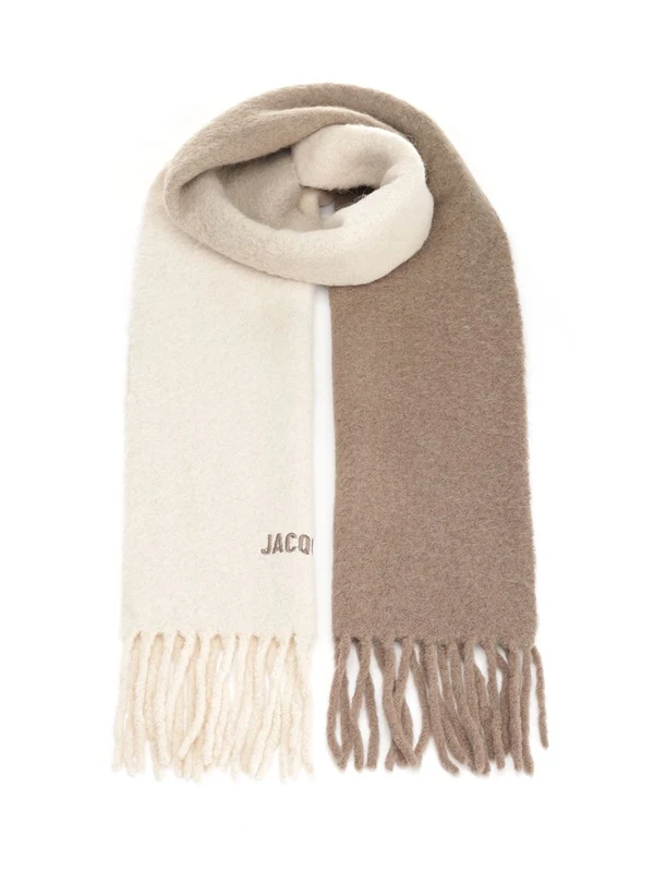 Jacquemus Beige Wool Mufflers