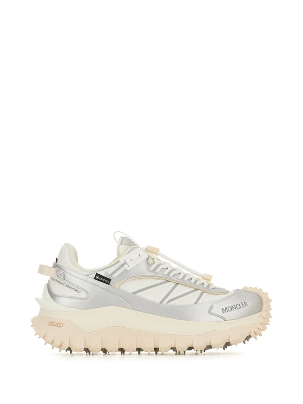 Moncler White Low Top Sneakers