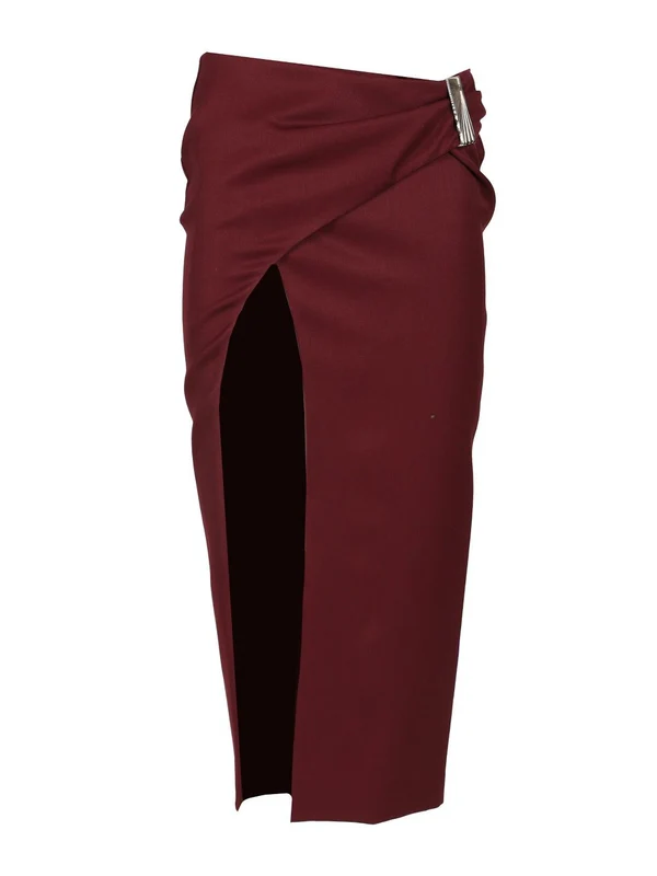 The Attico Burgundy Skirts