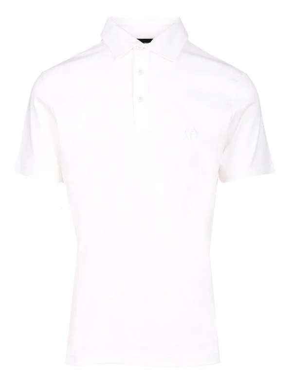 Giorgio Armani White Polo Shirts