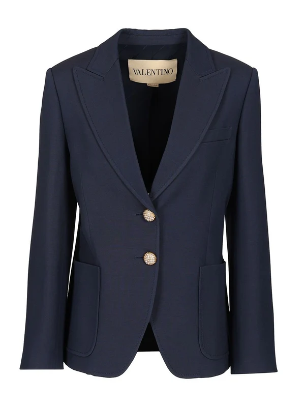Valentino Blue Tailored Jackets
