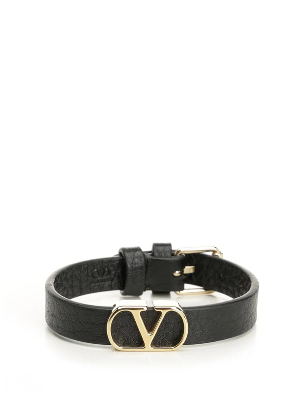 Valentino Black Leather Belts