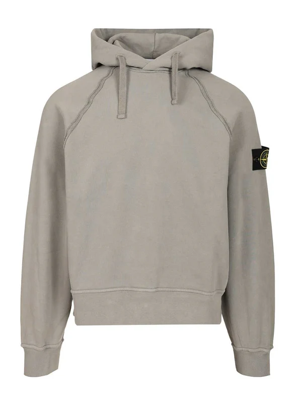Stone Island Grey Hoodies