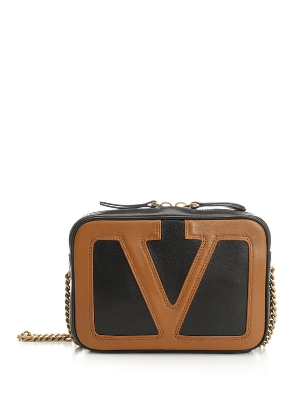 Valentino Black Brown Crossbody & Shoulder Bags