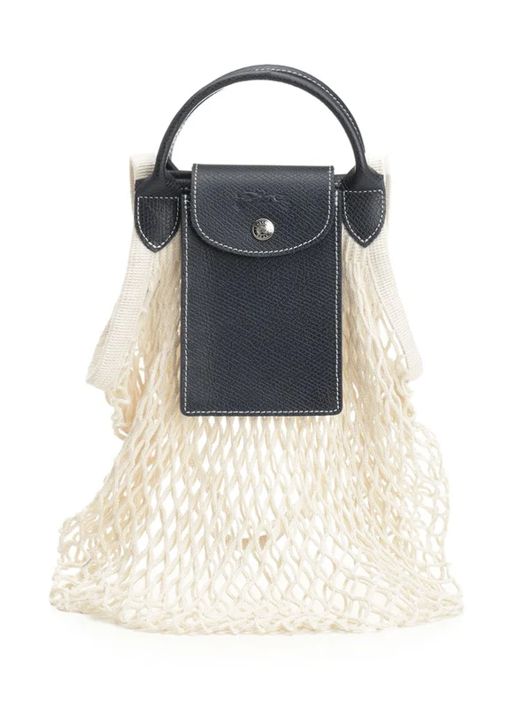 Longchamp Blue Ivory Tote Bags