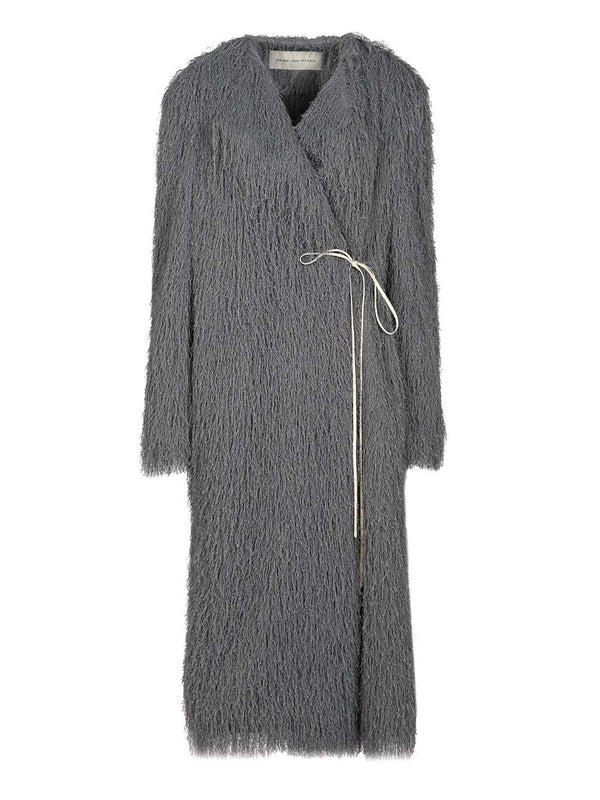 Dries Van Noten Grey Coats
