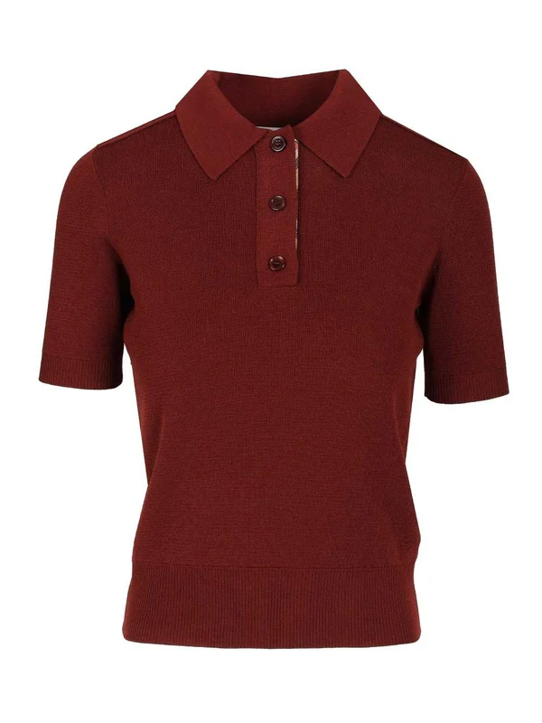 Burberry Burgundy Knitted