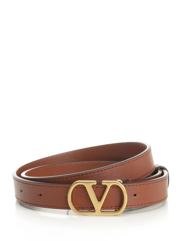 Valentino Brown Leather Belts