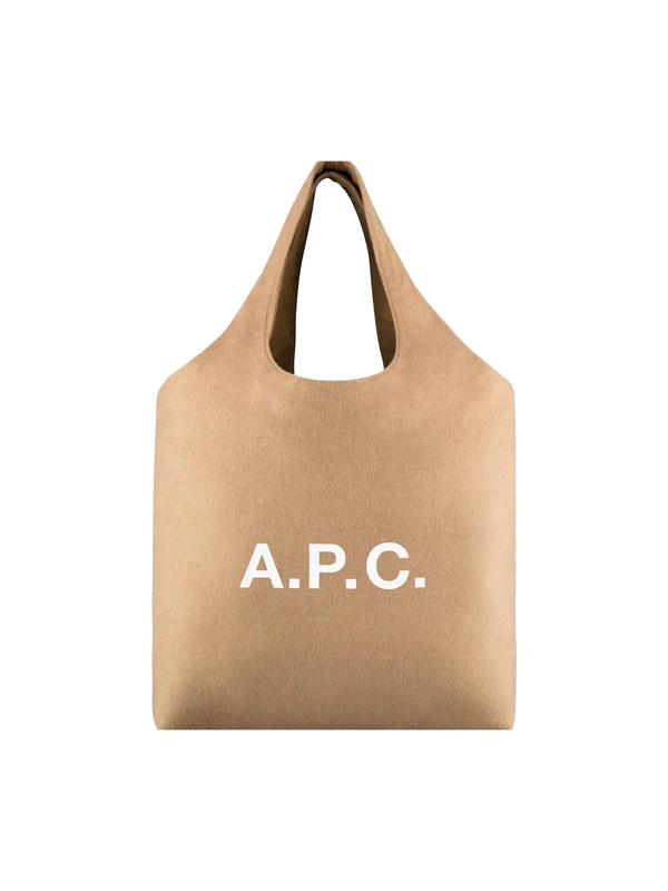 A.P.C. Beige Tote Bags