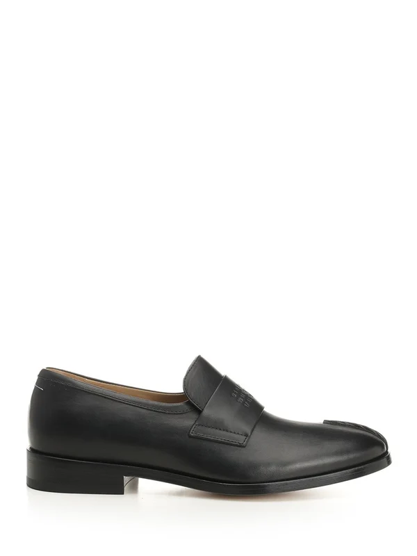 Mm6 Maison Margiela Black Loafers