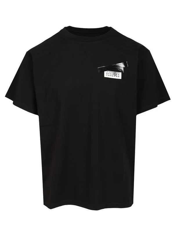 Mm6 Maison Margiela Black Half Sleeve