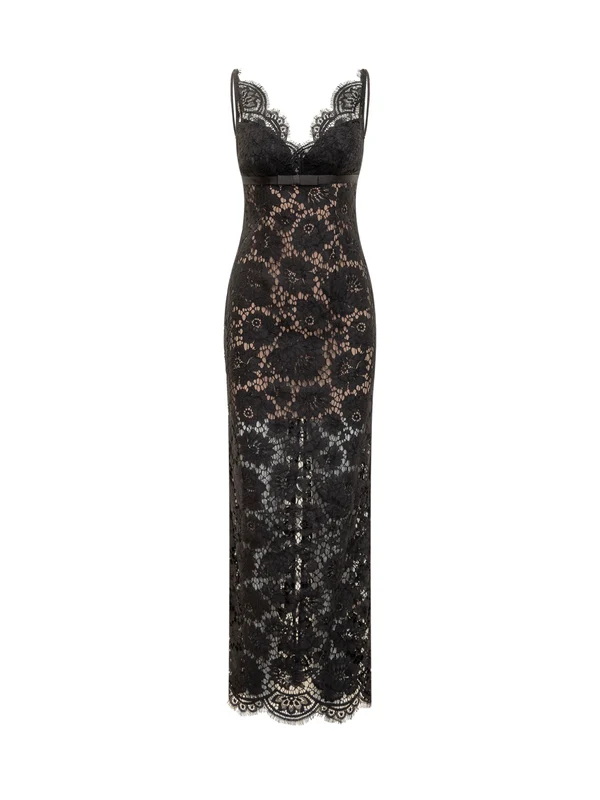 Self-Portrait Black Long Dress