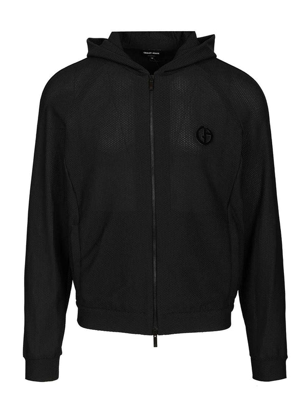 Giorgio Armani Black Hoodies