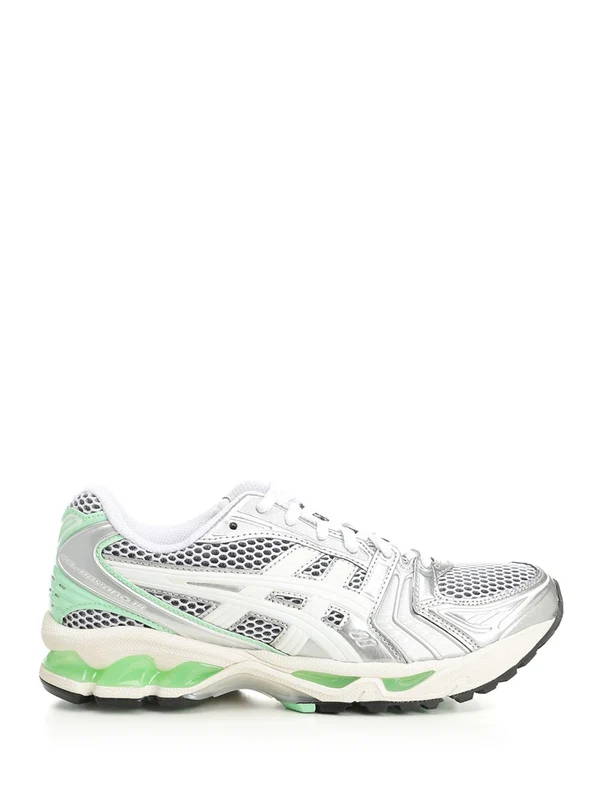 Asics White Silver Low Top Sneakers