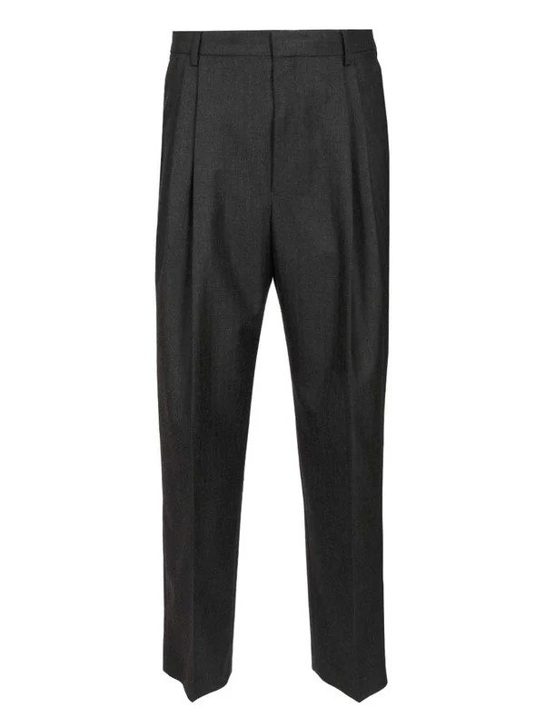 Dries Van Noten Grey Tailored Pants