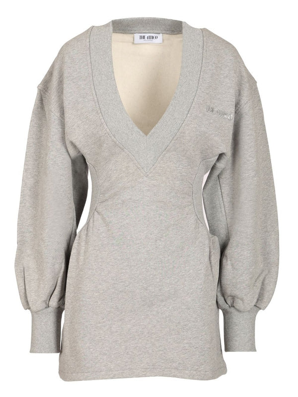 The Attico Grey Mini Dress