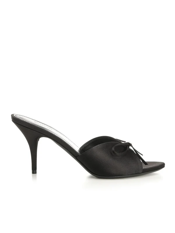Balenciaga Black Sandal Heels