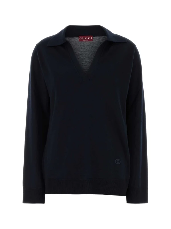 Gucci Navy Polo Shirts