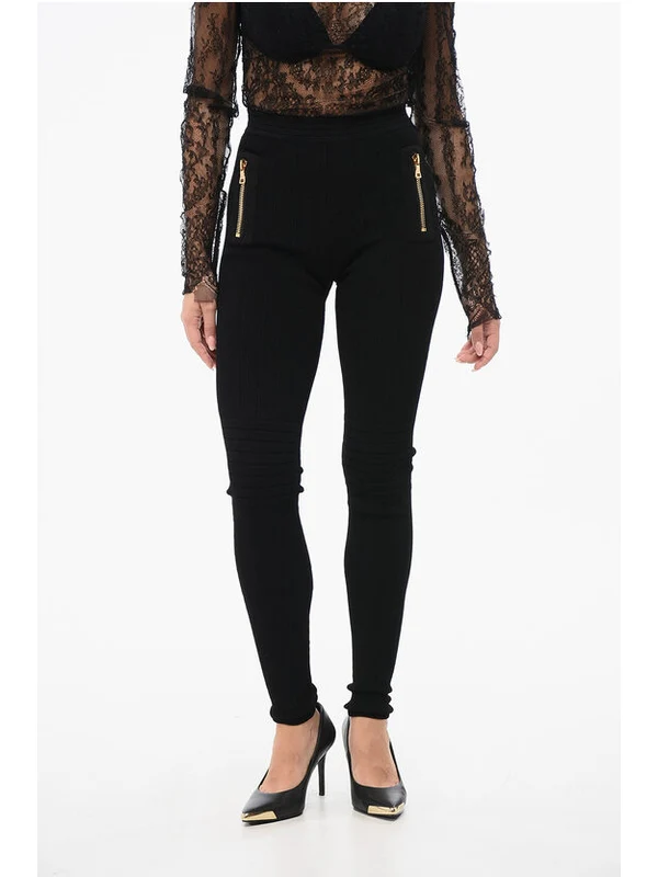 Balmain Black Leggings