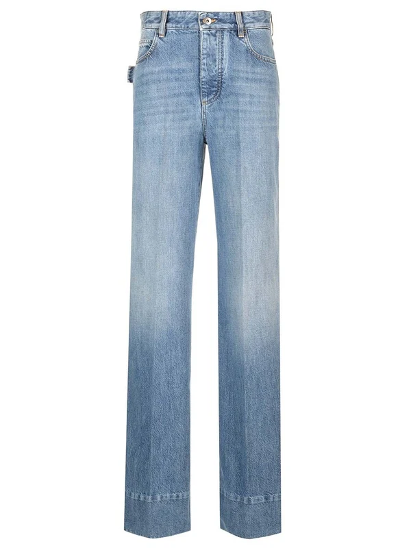 Bottega Veneta Blue Denim Pants