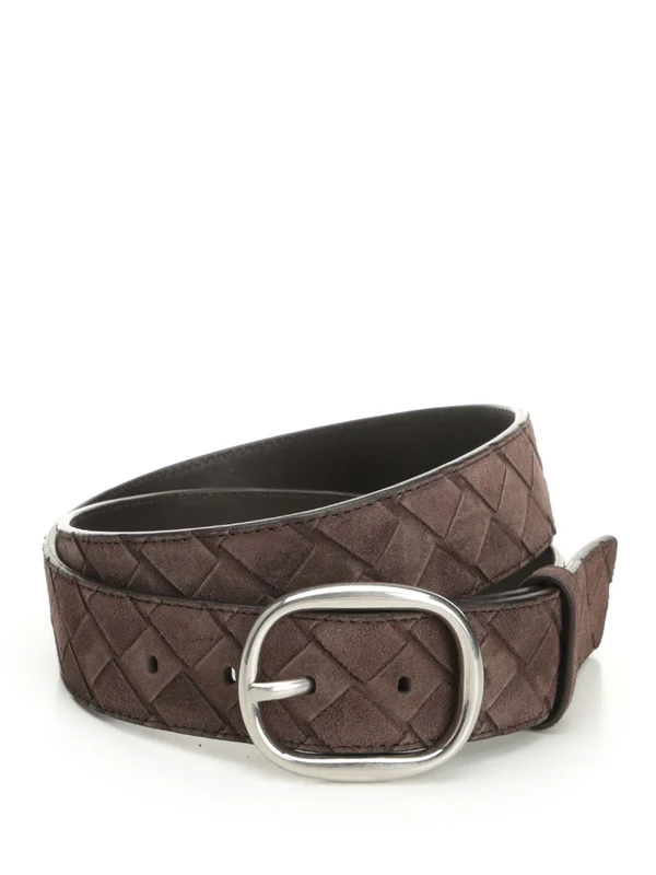 Bottega Veneta Brown Leather Belts