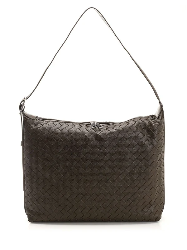 Bottega Veneta Traveler Medium Green Cross Bags
