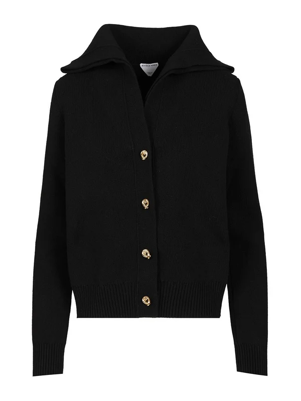 Bottega Veneta Black Cardigans