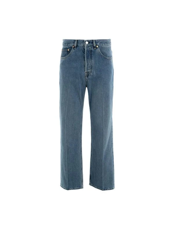 Gucci Blue Denim Pants