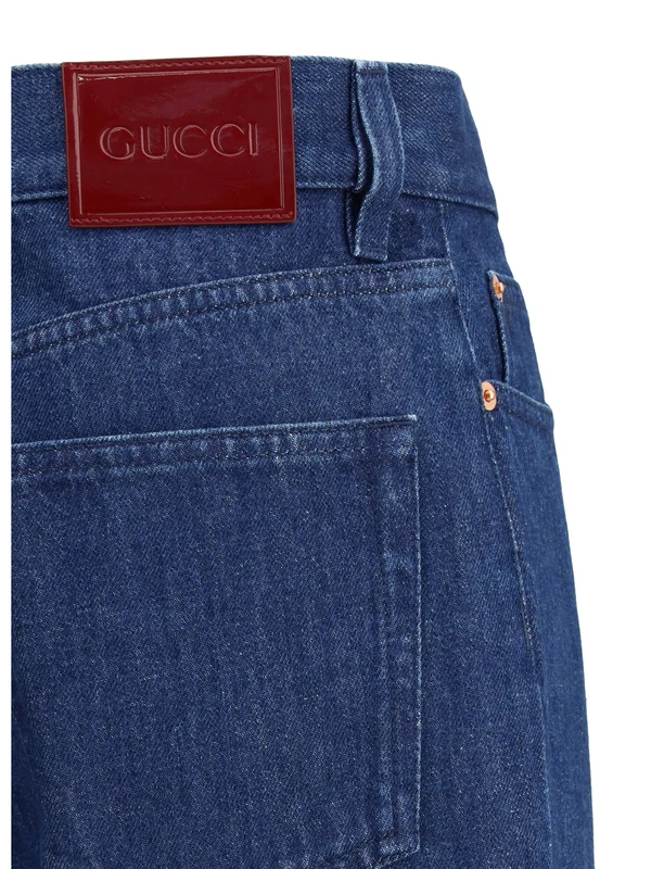 Gucci Blue Denim Pants - Image 3
