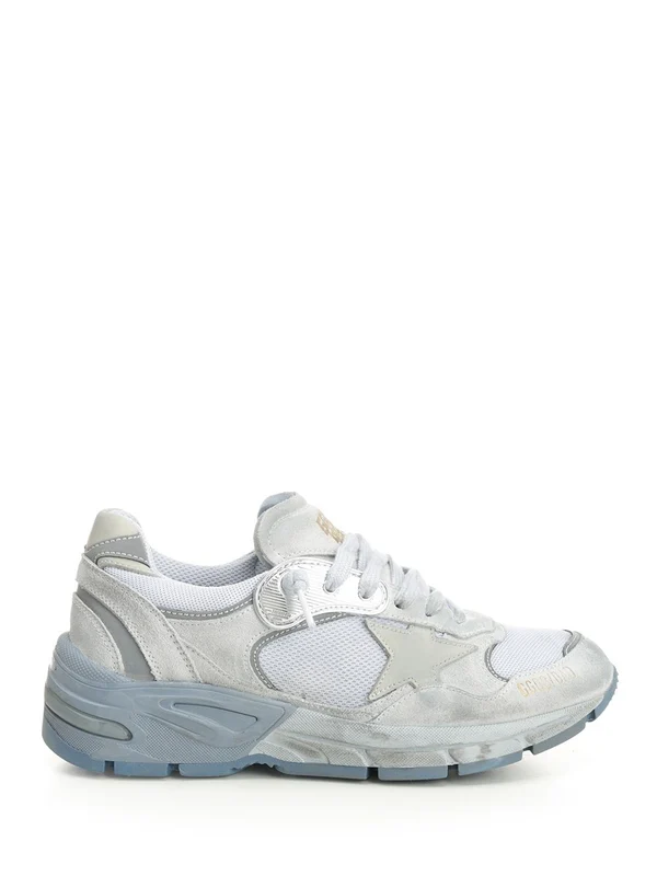 Golden Goose Blue Low Top Sneakers
