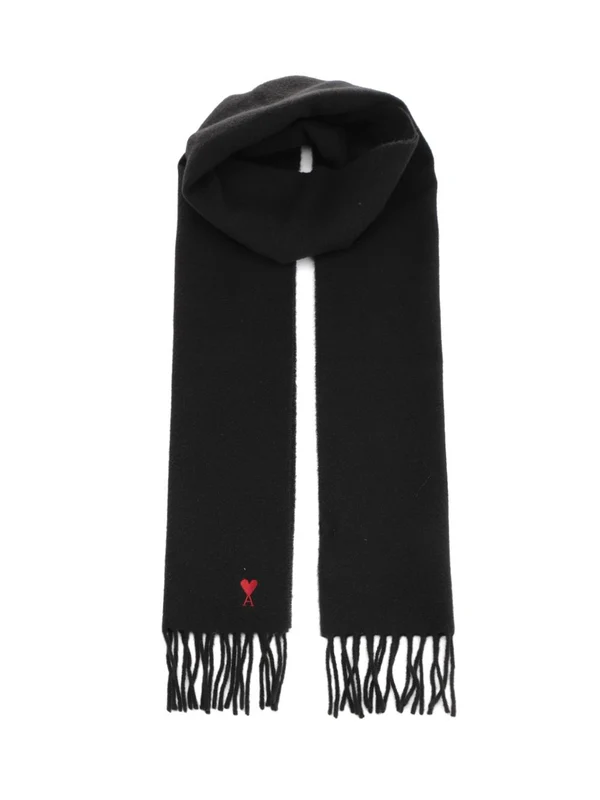 Ami Black Wool Mufflers
