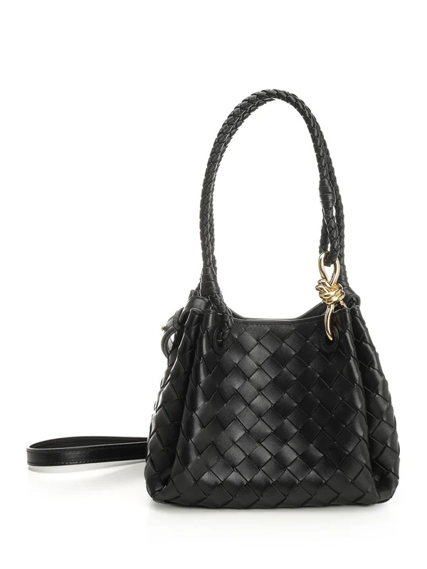 Bottega Veneta Parachute Small Black Crossbody & Shoulder Bags