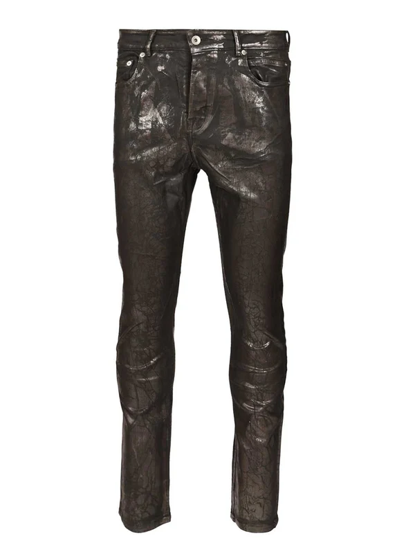 Rick Owens Drkshdw Brown Denim Pants