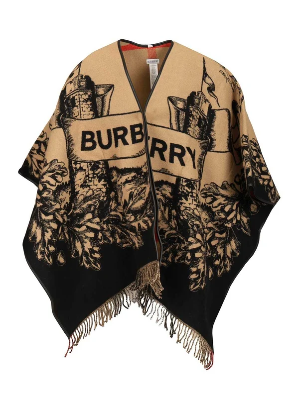 Burberry Beige Wool Mufflers