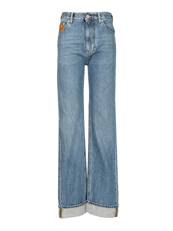 Bottega Veneta Blue Denim Pants