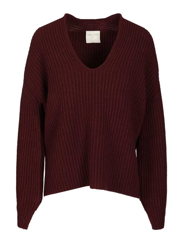 Forte_Forte Burgundy Knitted