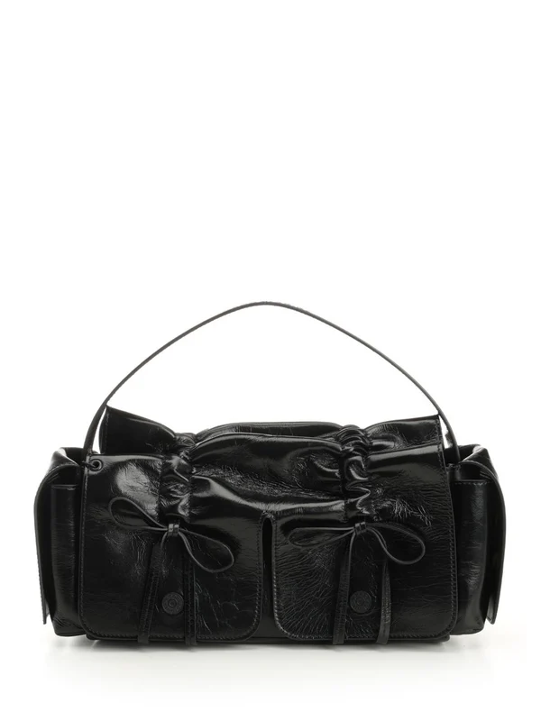 Acne Studios Multipocket Black Shoulder Bags