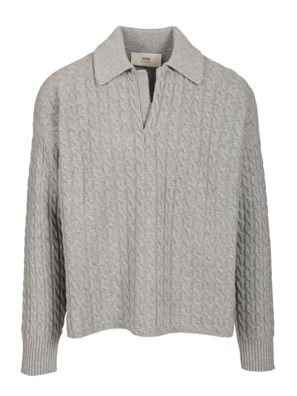 Ami Grey Knitted