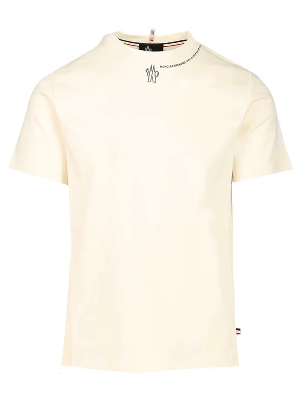 Moncler White Half Sleeve
