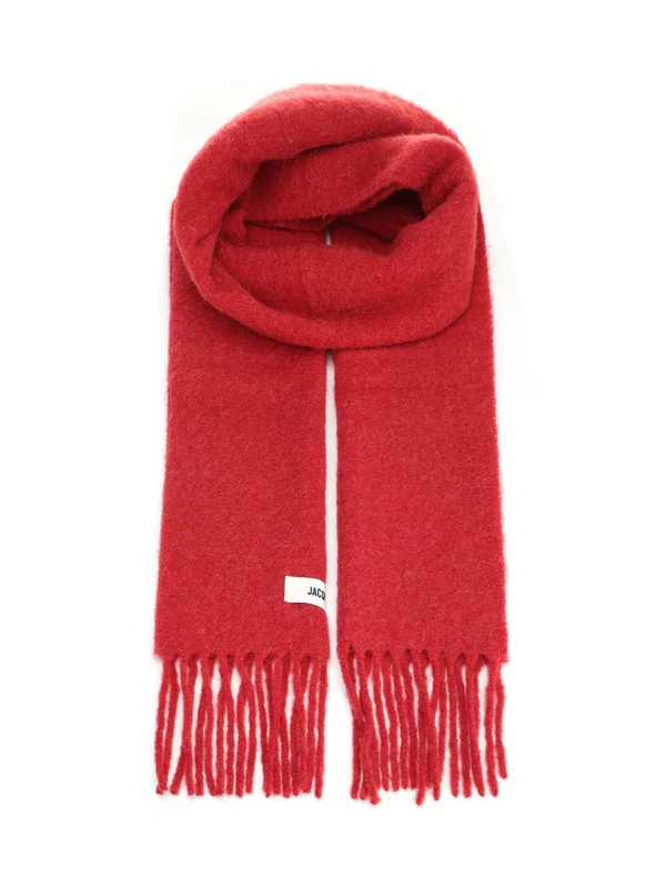 Jacquemus Red Wool Mufflers